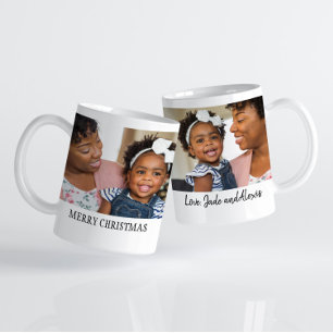 Merry Christmas 2 photo Family Grandparent Coffee Mug