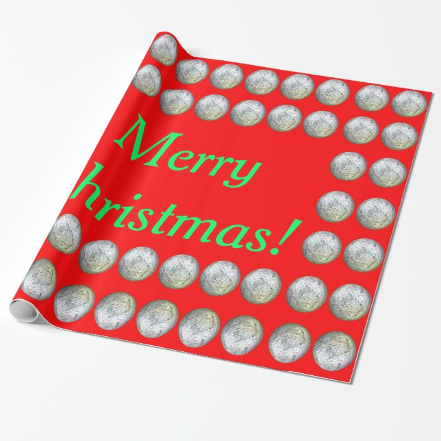 Merry Christmas 2 Wrapping Paper (Unrolled)