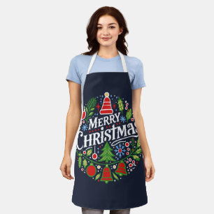 Merry Christmas 3 Apron