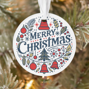 Merry Christmas 3 Ornament