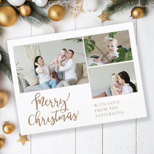 Merry Christmas! 3 - Photo  Holiday Postcard