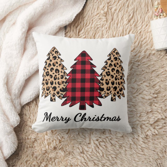 Merry Christmas 3 Trees Pillow (Blanket)