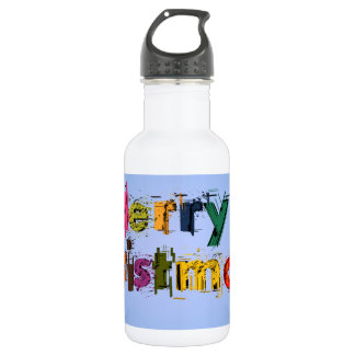 Merry Christmas 532 Ml Water Bottle