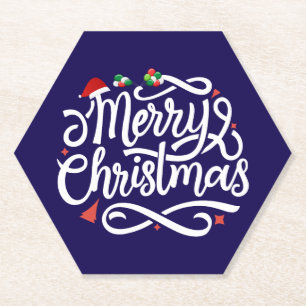 Merry Christmas-61039 Paper Coaster