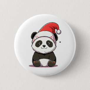merry christmas 6 cm round badge