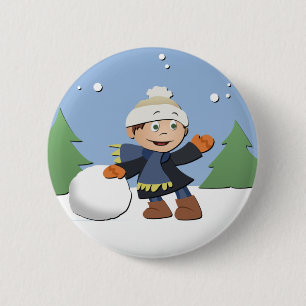 Merry Christmas 6 Cm Round Badge