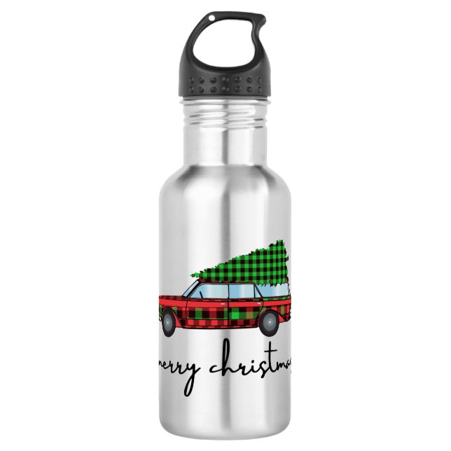 Merry Christmas 710 Ml Water Bottle (Front)