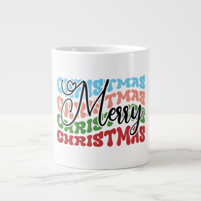 Merry Christmas-79232 Large Coffee Mug (Front)