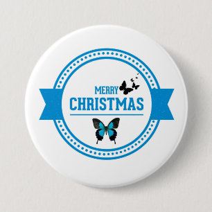 Merry Christmas 7.5 Cm Round Badge