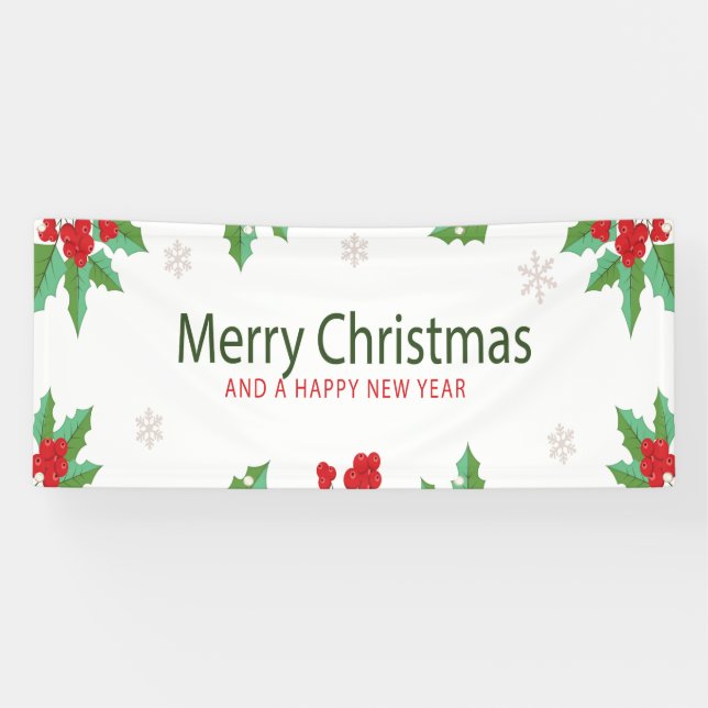 Merry Christmas 8 Banner (Horizontal)