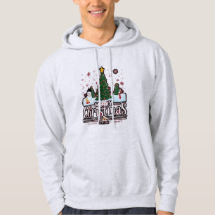 "Merry Christmas: A Festive Fashion Spectacle" Hoodie