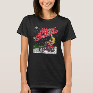 Merry Christmas & A Happy New Year Santa Motorcycl T-Shirt