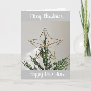 "MERRY CHRISTMAS & A VERY HAPPY NEW YEAR" CARD