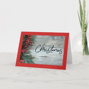 MERRY CHRISTMAS & A VERY HAPPY NEW YEAR HOLIDAY CARD