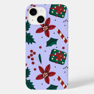 Merry Christmas Abstract Pattern Case-Mate iPhone 14 Case