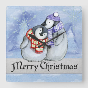 Merry Christmas Acrylic Wall Clock