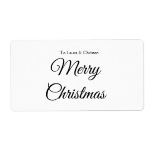 Merry Christmas add name text custom family gift