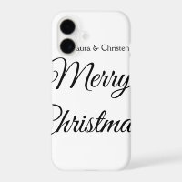 Merry Christmas add name text custom family gift