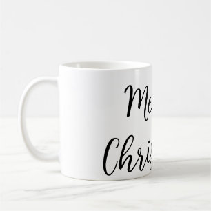 Merry Christmas add name text custom family gift Coffee Mug