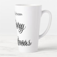Merry Christmas add name text custom family gift