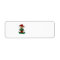 Merry Christmas Address Labels Cute Elf