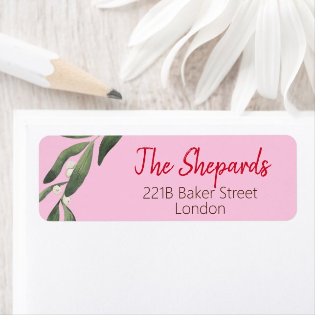 Merry Christmas Address  Return Address Label (Insitu)