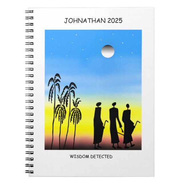 Merry Christmas, African Art Notebook (Front)