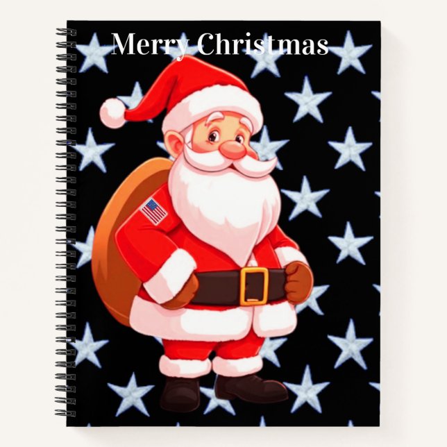 MERRY CHRISTMAS AMERICA NOTEBOOK (Front)