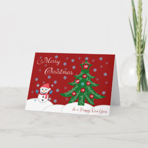 Merry Christmas and a Happy New Year! Card