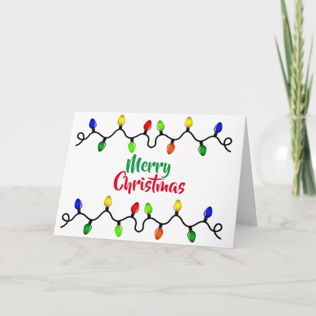 "MERRY CHRISTMAS AND A HAPPY NEW YEAR" CARD (Front)