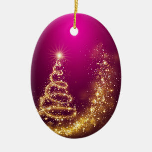 Merry Christmas and a Happy New Year! Ceramic Ornament