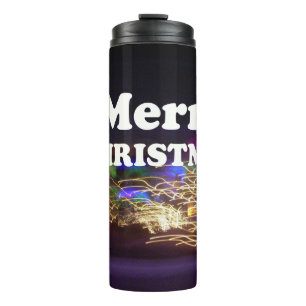 Merry Christmas and a Happy New Year Greetings Thermal Tumbler