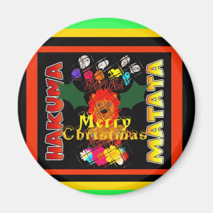 Merry Christmas and a Happy New Year Magnet