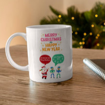 Merry Christmas and a Happy New Year Mug