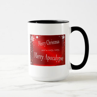 "Merry Christmas and Apocalypse" Mug. Mug