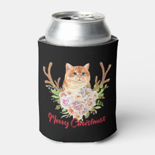 Merry Christmas and Cat Can Cooler