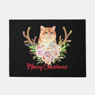 Merry Christmas and Cat Doormat
