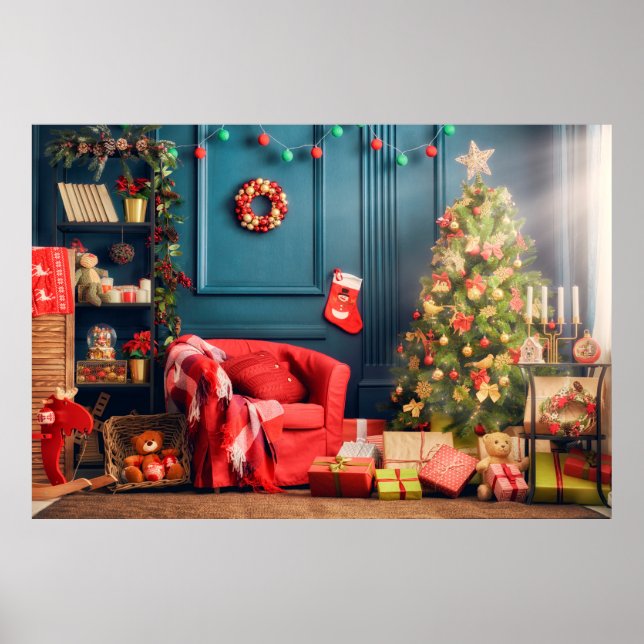 Merry Christmas and Happy Holidays! A beautiful li Poster (Front)