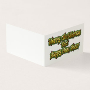 Merry Christmas And Happy New Year