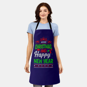 Merry Christmas And Happy New Year-61064 Apron