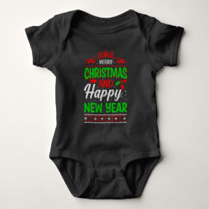 Merry Christmas And Happy New Year-61064 Baby Bodysuit