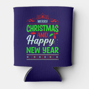 Merry Christmas And Happy New Year-61064 Can Cooler