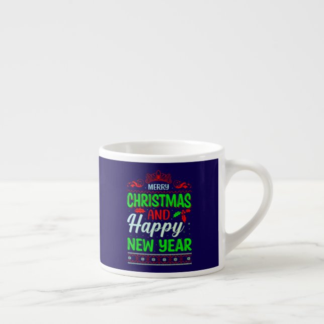 Merry Christmas And Happy New Year-61064 Espresso Cup (Right)