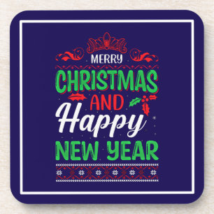 Merry Christmas And Happy New Year-61064 Hoodie Coaster