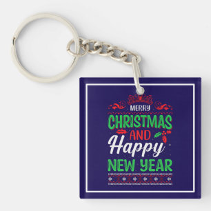Merry Christmas And Happy New Year-61064 Hoodie Key Ring