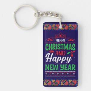 Merry Christmas And Happy New Year-61064 Hoodie Key Ring