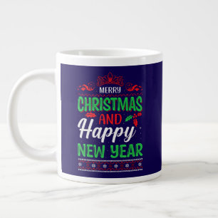 Merry Christmas And Happy New Year-61064 Hoodie Large Coffee Mug