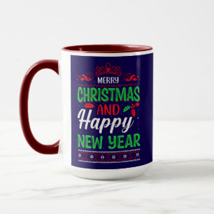 Merry Christmas And Happy New Year-61064 Hoodie Mug