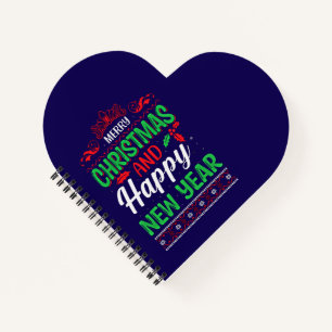 Merry Christmas And Happy New Year-61064 Hoodie Notebook