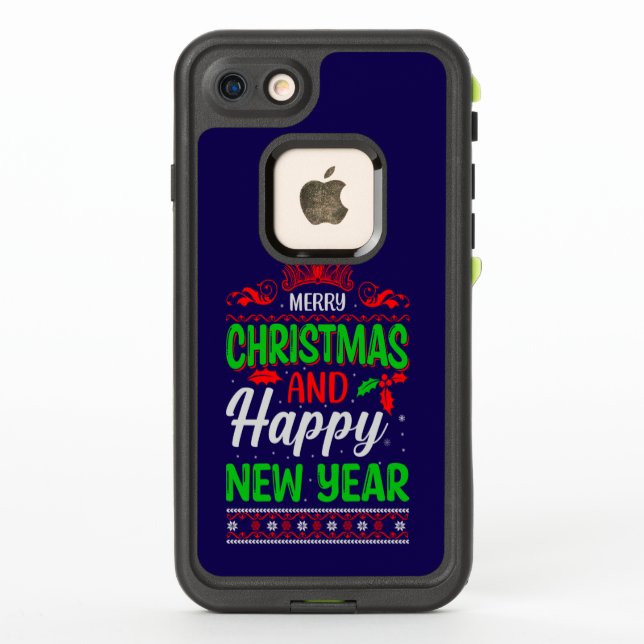 Merry Christmas And Happy New Year-61064 LifeProof iPhone Case (Back)